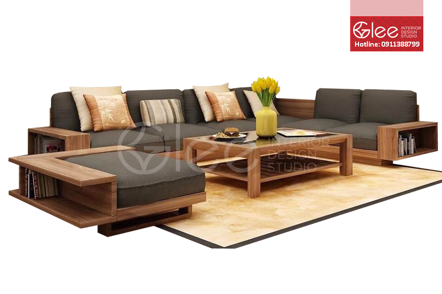 sofa go phong khach dep va hien dai, sofa gỗ đẹp và hiện đại
