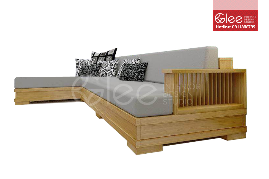 Bàn ghế sofa gỗ dành cho biệt thự, sofa go phong khach danh cho biet thu